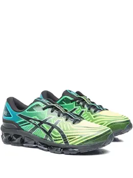 ASICS: Чёрные кроссовки 