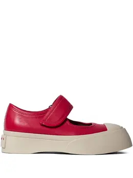 Marni: Красные кроссовки 