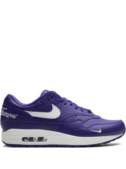 Nike: Фиолетовые кроссовки  Air Max 1