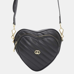 Gucci: Чёрная сумка  Interlocking G
