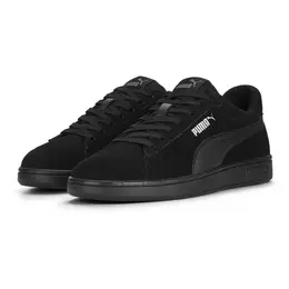 PUMA: Чёрные кроссовки  Smash