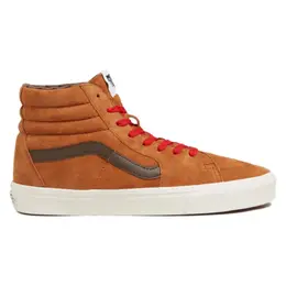 Vans: Коричневые кроссовки  Sk8-Hi