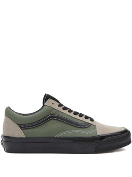 Vans: Зелёные кроссовки  Old Skool