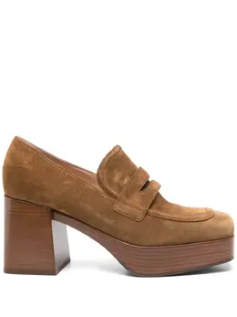 Gianvito Rossi: Коричневые туфли 
