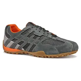 Geox: Серые кроссовки 