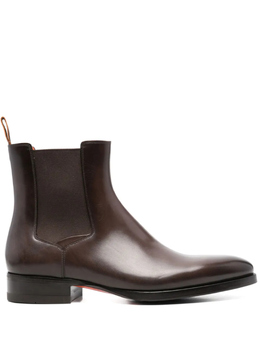 Santoni: Коричневые ботинки 