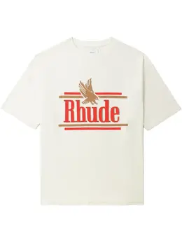 RHUDE: Футболка с принтом 