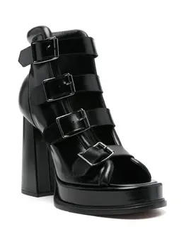 Alexander McQueen: Чёрные сандалии 
