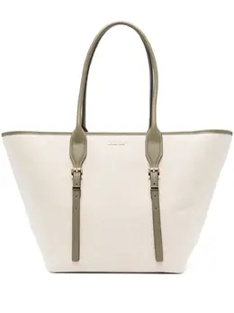 Michael Kors: Бежевая сумка-шоппер 