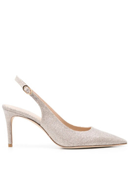 Stuart Weitzman: Серебристые туфли 