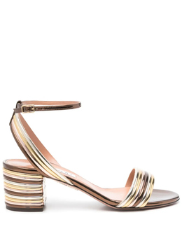 Aquazzura: Золотые босоножки  Sundance