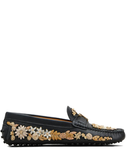 Tod's: Чёрные туфли  T Timeless