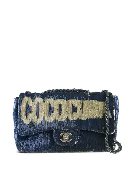 CHANEL Pre-Owned: Синяя сумка 