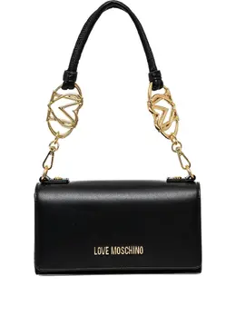 Love Moschino: Чёрная сумка-шоппер 