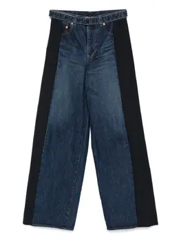 sacai: Голубые джинсы 