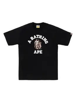 A BATHING APE®: Чёрная футболка 