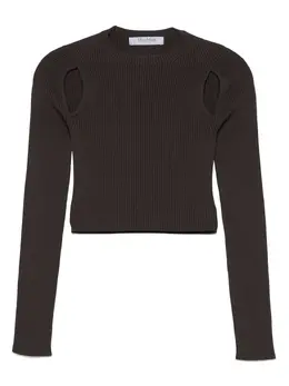 Max Mara: Коричневый топ 