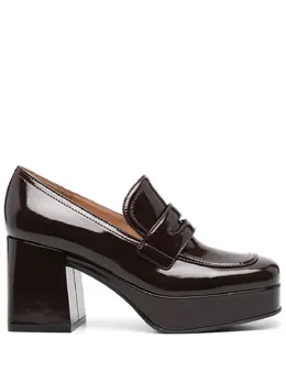 Gianvito Rossi: Коричневые туфли 