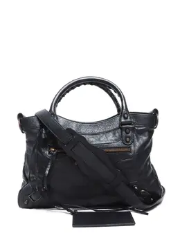 Balenciaga Pre-Owned: Чёрная сумка-шоппер 