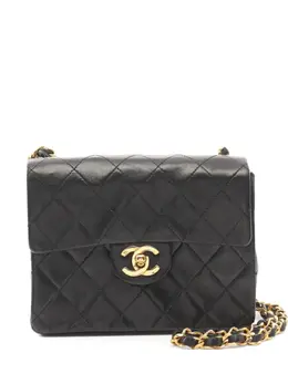 CHANEL Pre-Owned: Чёрная сумка 