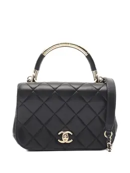 CHANEL Pre-Owned: Чёрная сумка 
