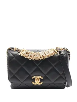 CHANEL Pre-Owned: Чёрная сумка 