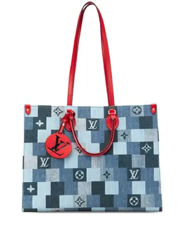 Louis Vuitton Pre-Owned: Голубая сумка 