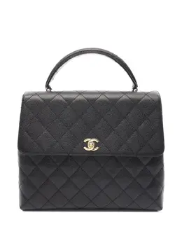 CHANEL Pre-Owned: Чёрная сумка 