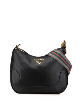 Prada Pre-Owned: Сумка через плечо в полоску 