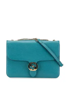 Gucci Pre-Owned: Голубая сумка через плечо 