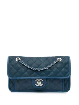 CHANEL Pre-Owned: Голубая сумка 