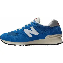 New Balance: Синие кроссовки 