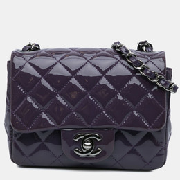 Chanel: Фиолетовая сумка 
