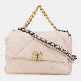 Chanel: Бежевая сумка 