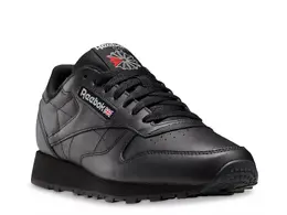 Reebok: Чёрные кроссовки  Classic Leather