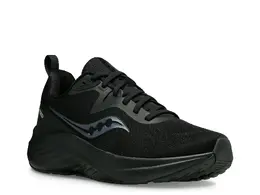Saucony: Чёрные кроссовки 