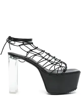 Rick Owens: Чёрные сандалии 