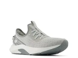 New Balance: Серые кроссовки 