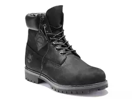 Timberland: Чёрные ботинки 