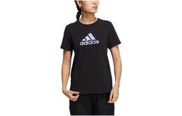 Adidas: Чёрная футболка 