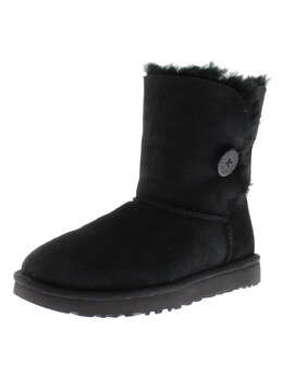 UGG: Чёрные ботинки  Bailey