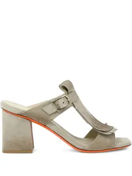 Santoni: Светлые сандалии 