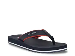 Tommy Hilfiger: Тёмные шлёпанцы 
