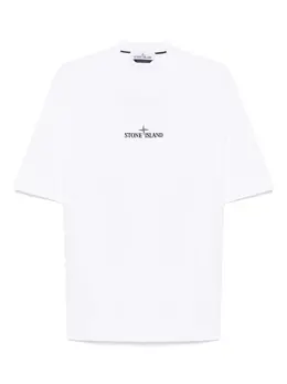 Stone Island: Футболка с принтом 