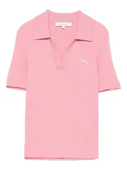 Maison Kitsuné: Розовая футболка 