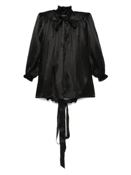 Balenciaga: Атласная рубашка 
