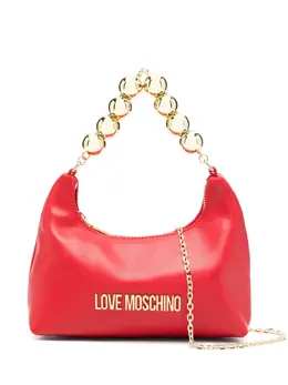 Love Moschino: Красная сумка-шоппер 