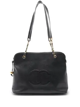 CHANEL Pre-Owned: Чёрная сумка 