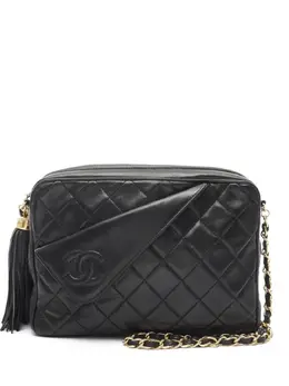 CHANEL Pre-Owned: Чёрная сумка 