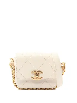 CHANEL Pre-Owned: Чёрная сумка 